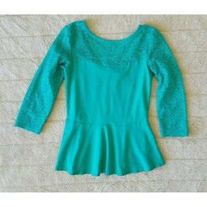 NWOT Express Peplum Top