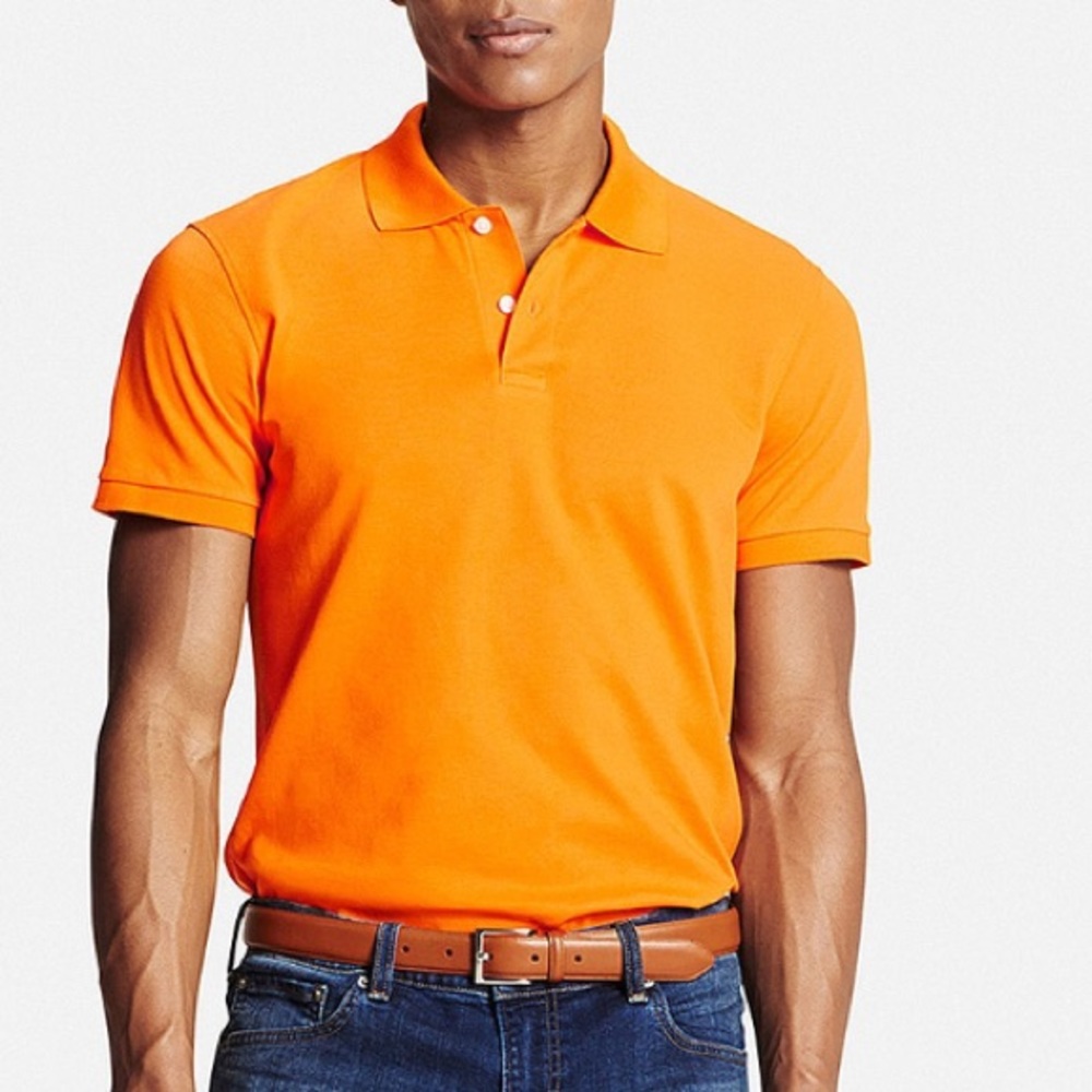 UNIQLO DRY POLO 👕shirt! It's the perfect orange