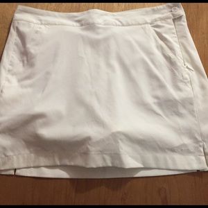 White Golf Skirt
