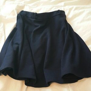 Navy skater skirt