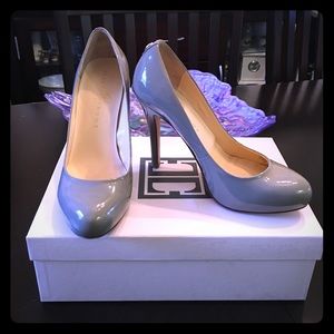 Ivanka Trump Grey Patent "Pinkish" Pump - size 7