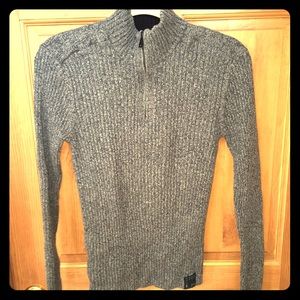 Gray men's Express sweater