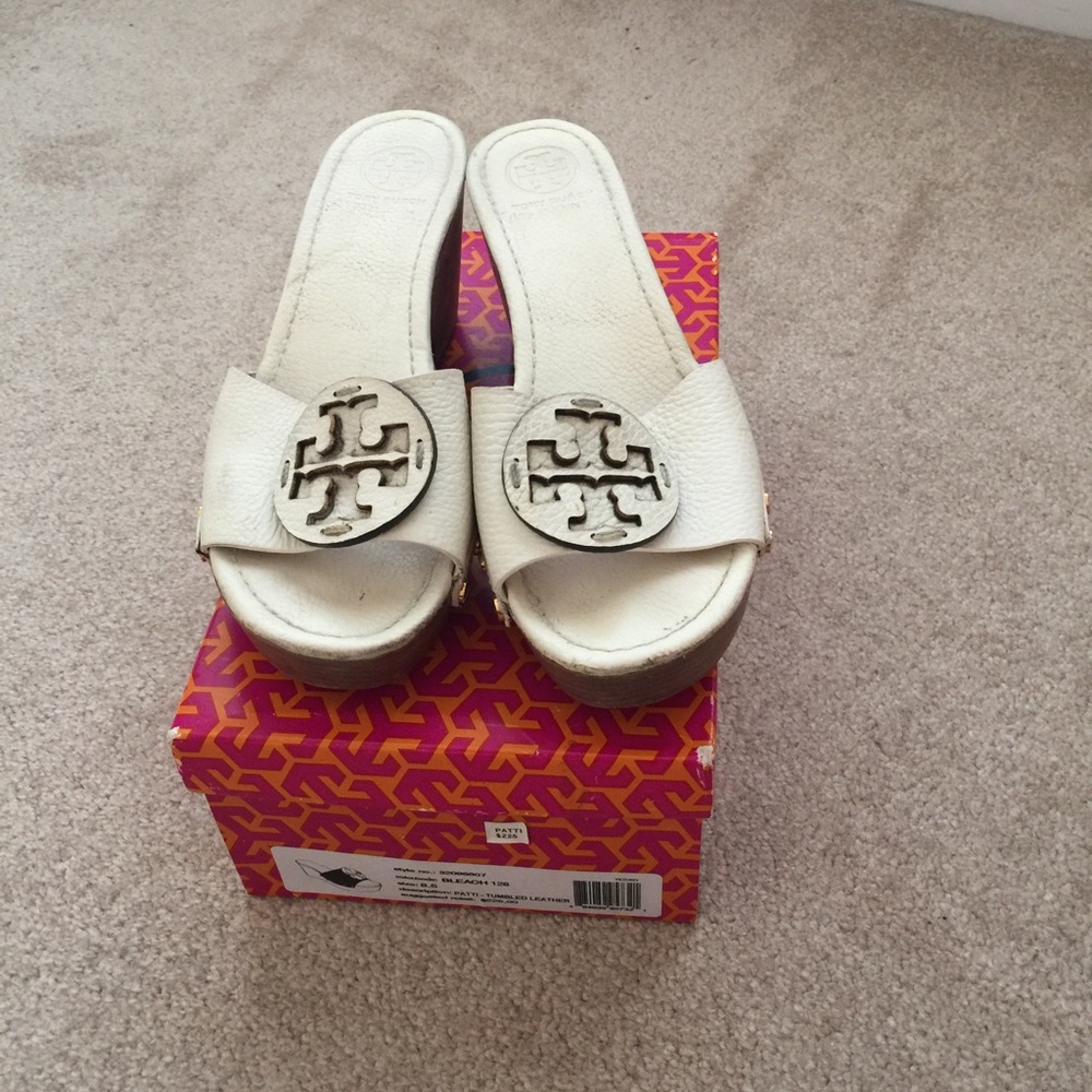 TORY BURCH PATTI- tumbled leather in bleach