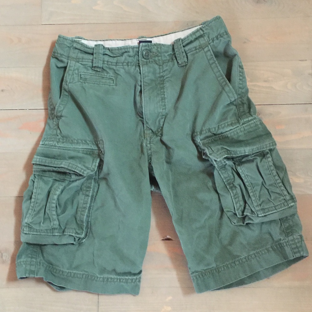 Boys Gap Kids Green Cargo Shorts