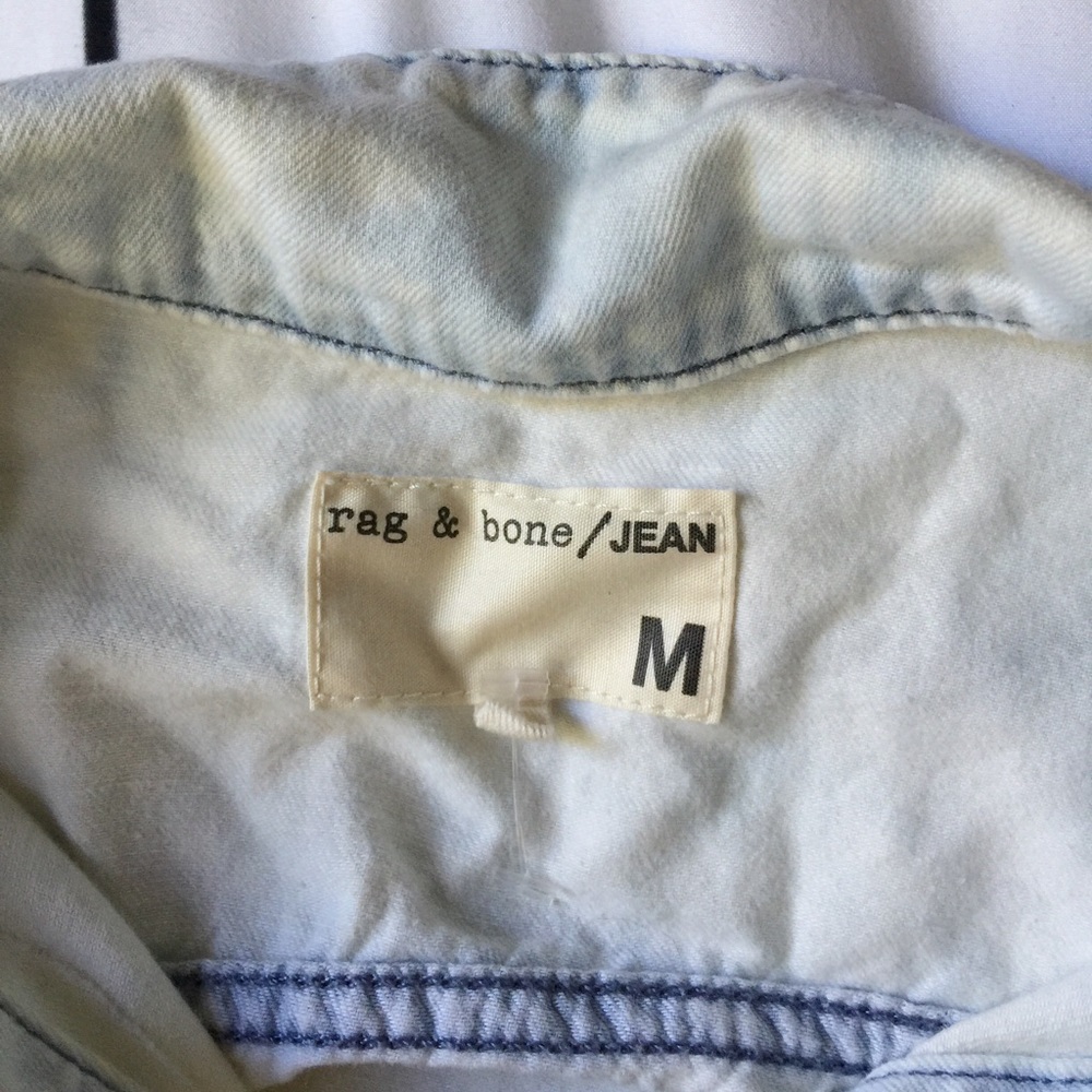*SOLD*Light Weight Rag and Bone Denim Jacket - Picture 2 of 3
