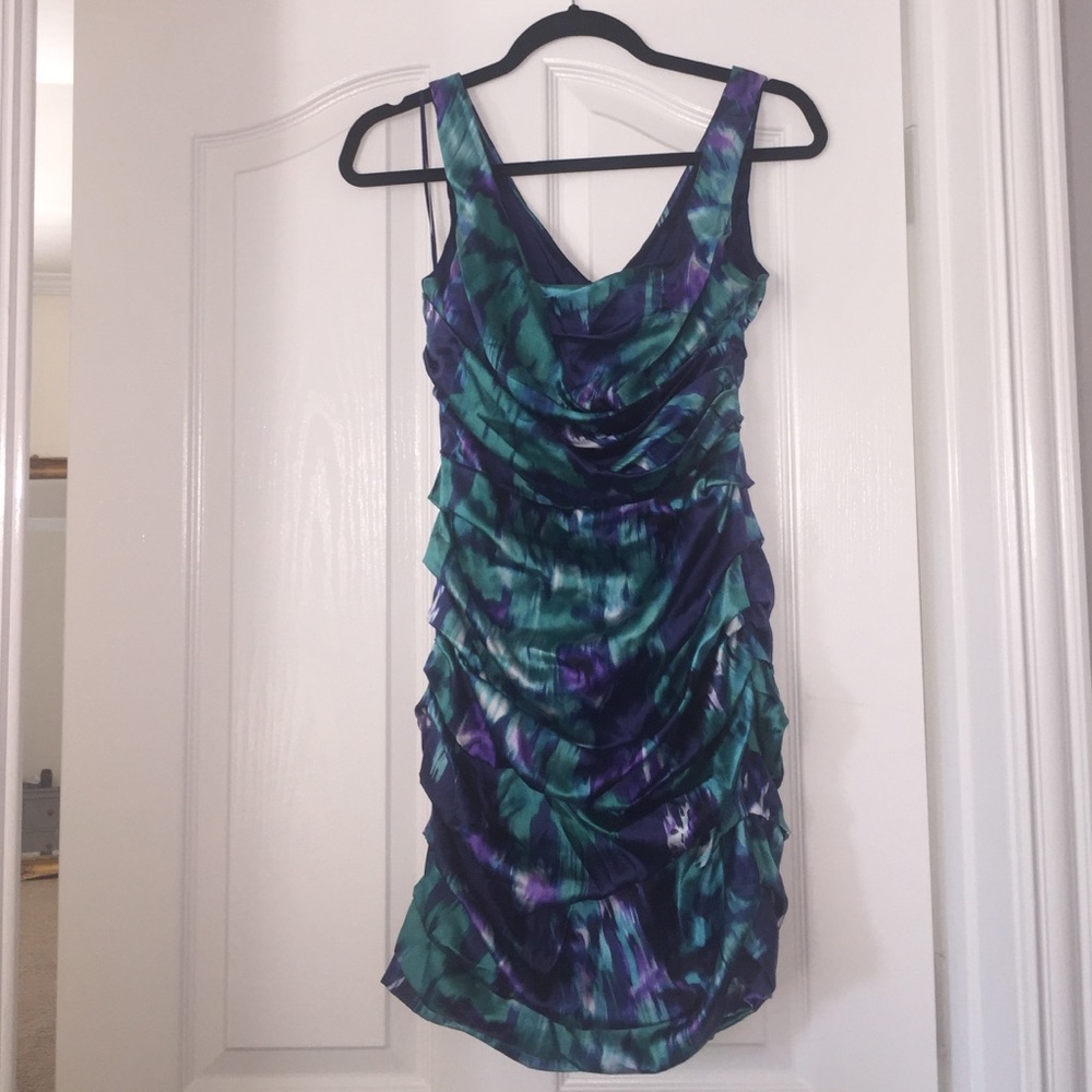 Express blue cocktail dress