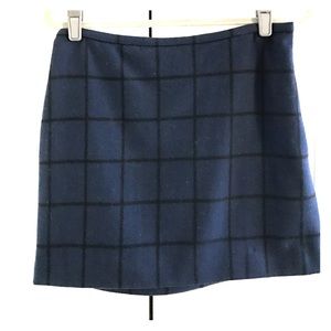Madewell wool mini skirt