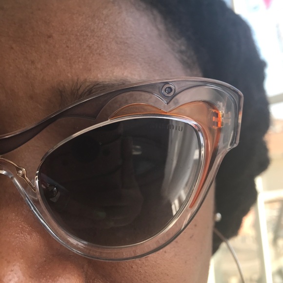 Miu Miu Accessories - Miu Miu transparent sunglasses