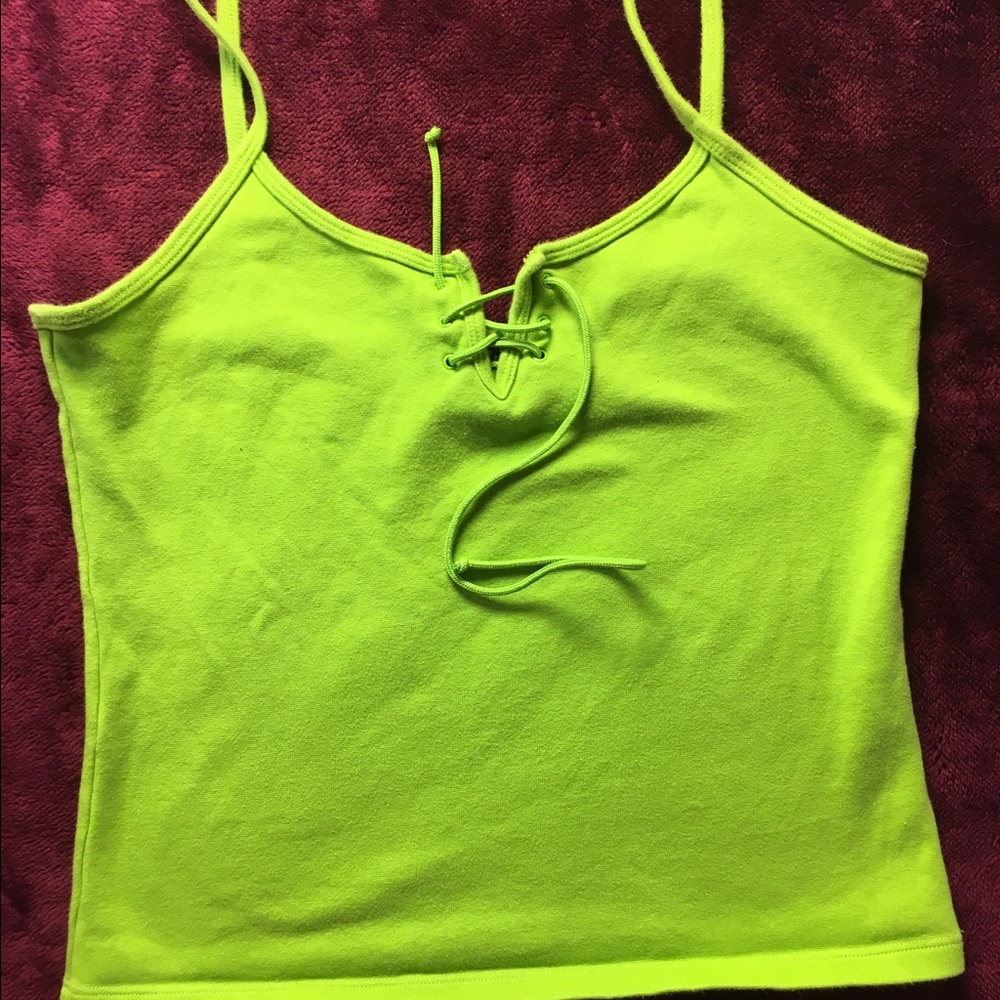 Large Lime Green Tank Top