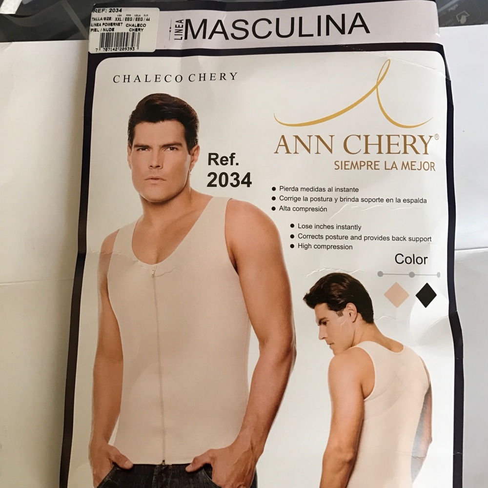 SALE!!!Men's Colombian Shapewear compression vest