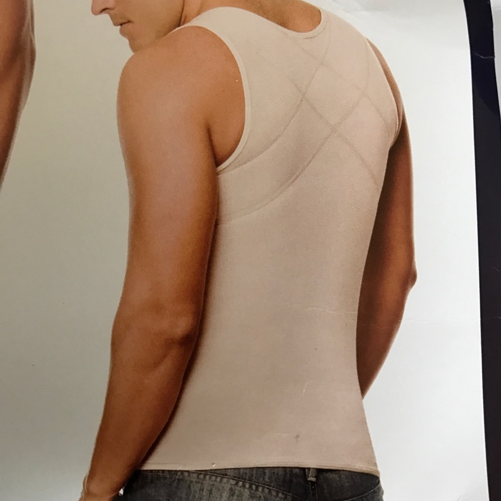 SALE!!!Men's Colombian Shapewear compression vest - Picture 2 of 4