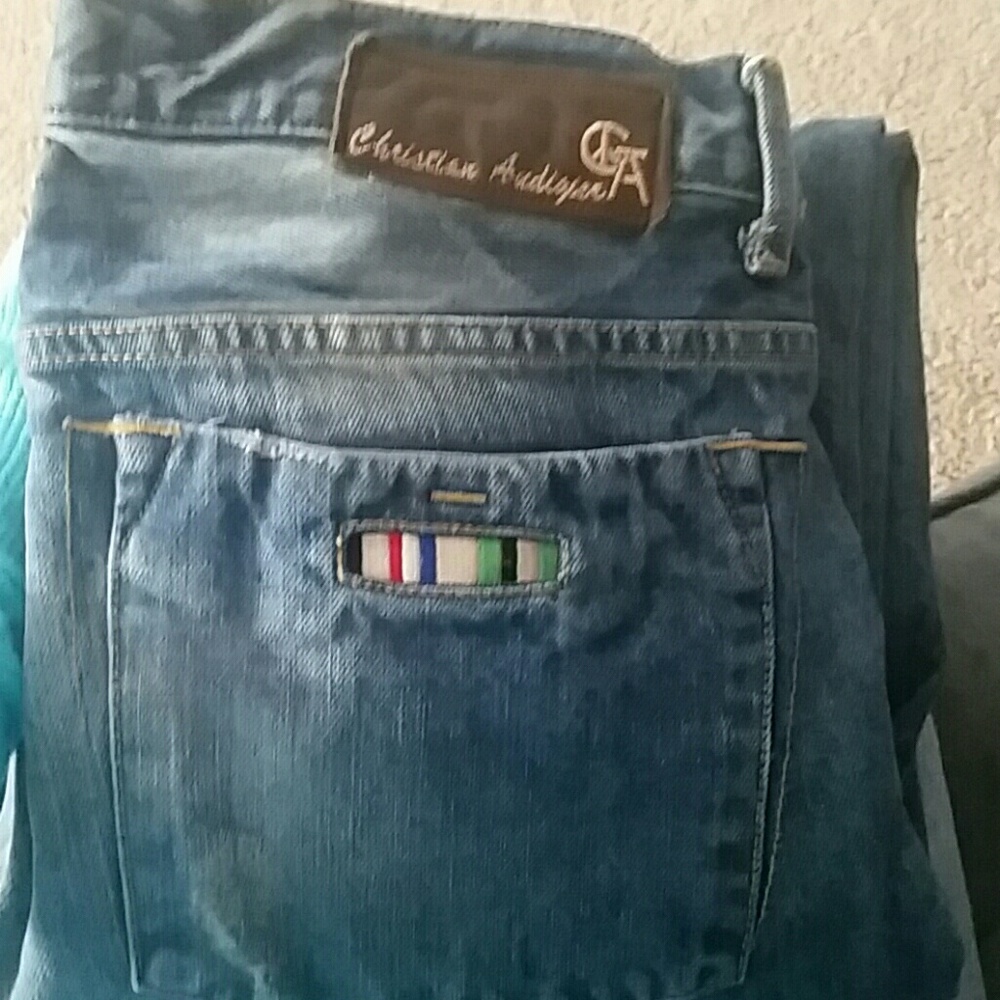 Christian Audigier Mens Jeans size 33