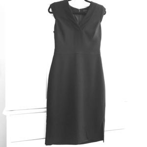 J Crew Black Suiting Dress