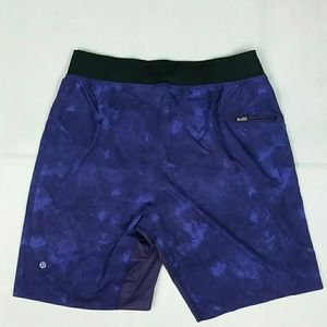Men's Large  Deep Purple tie dye lululemon shorts