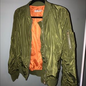 Green Bomper jacket