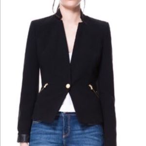 Black Zara trafaluc blazer sz L