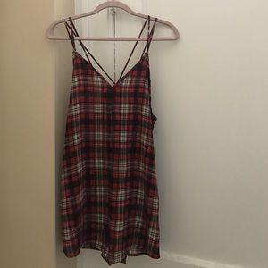 Plaid Romper