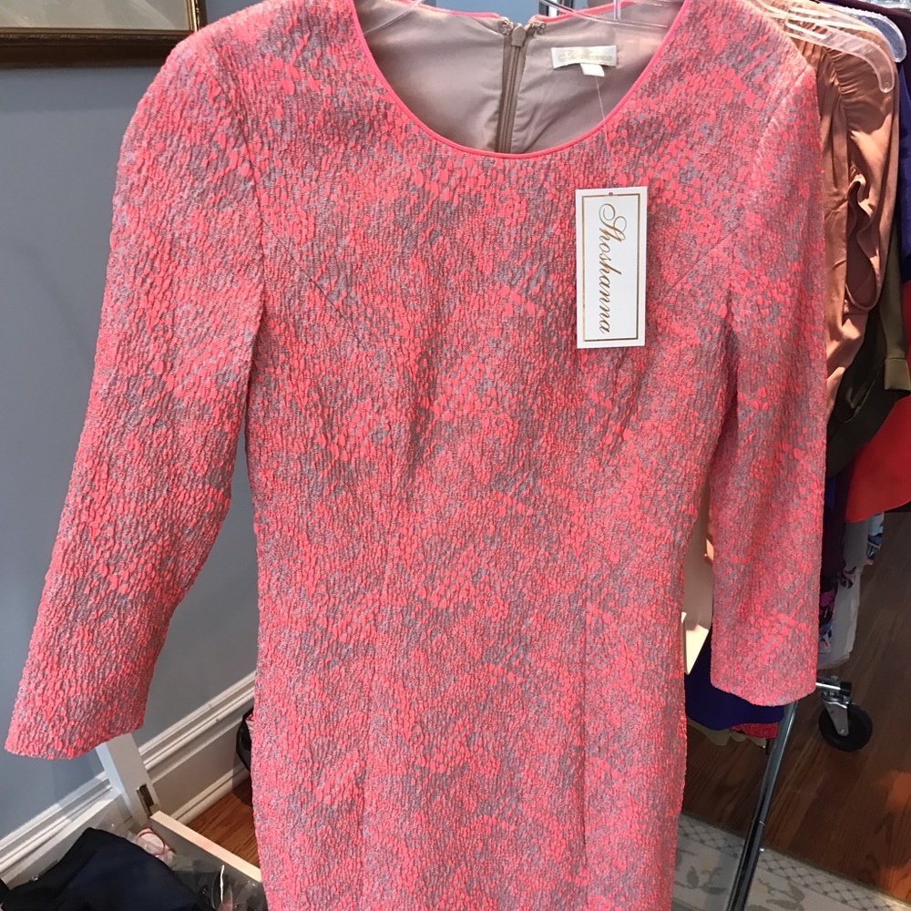 Shoshanna peach dress. NWT