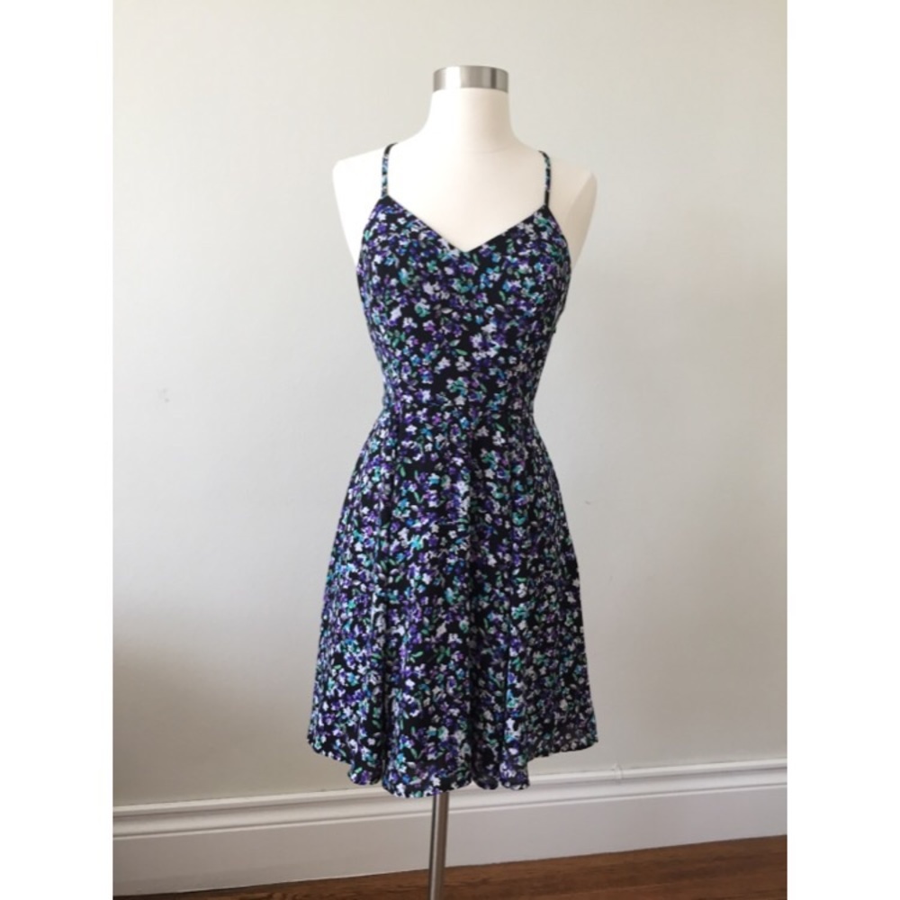 floral print fit and flare dress, coachella