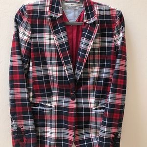🛍Tommy Hilfiger red, blue and white blazer