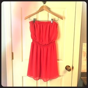 Express strapless dress