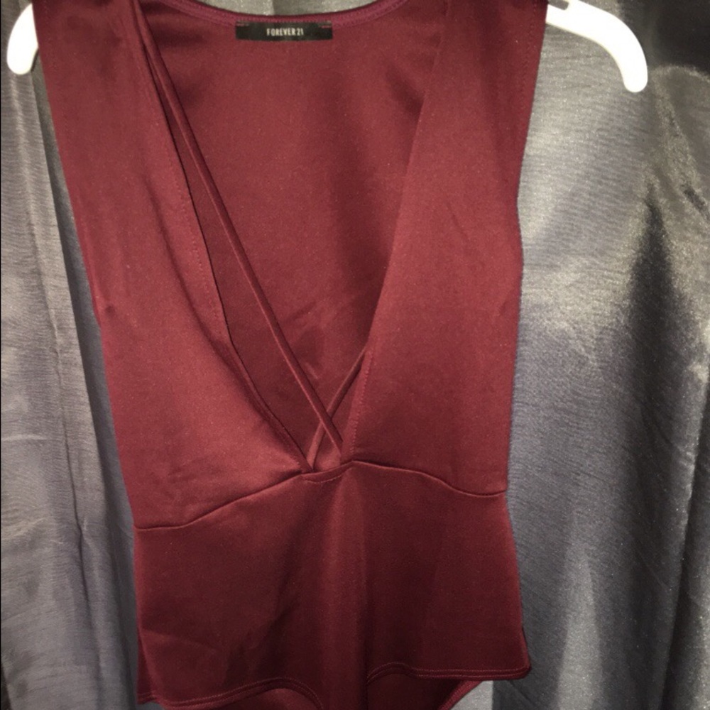 Maroon Bodysuit