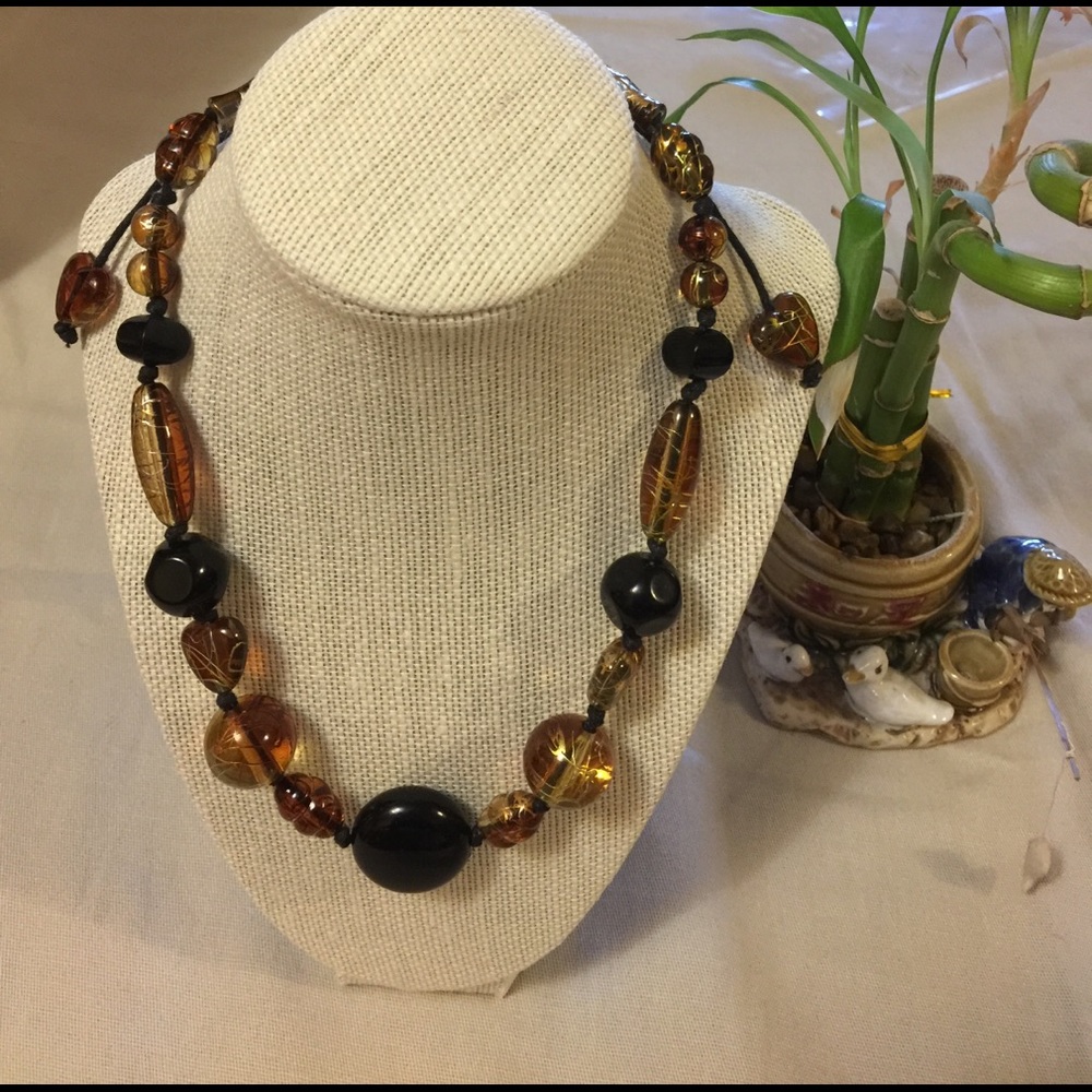 Chunky Earth Tones Necklace