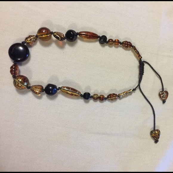 Chunky Earth Tones Necklace - Picture 3 of 4