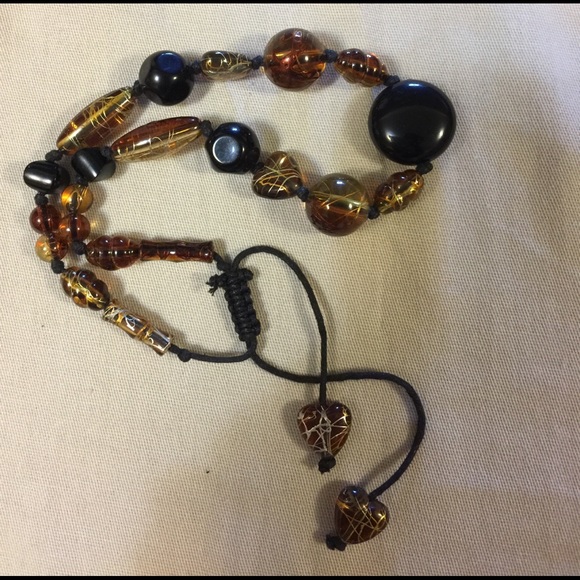 Chunky Earth Tones Necklace - Picture 4 of 4