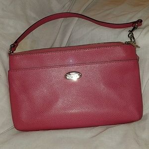 Pink coach purse