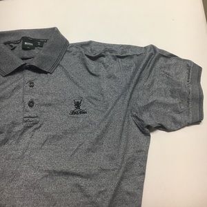 Hugo boss gold three button polo