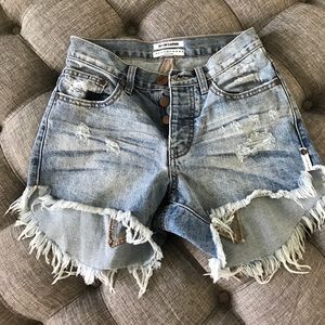 One Teaspoon denim shorts