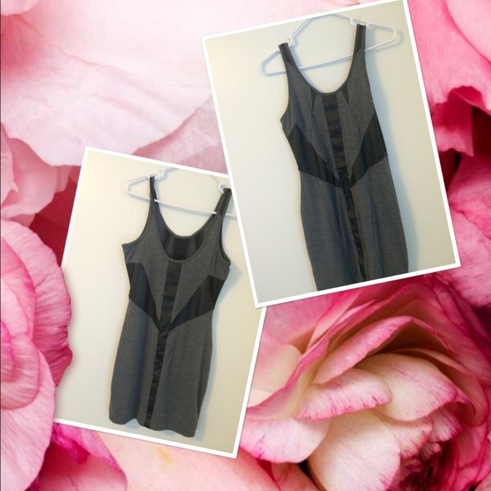 Grey and Black dress