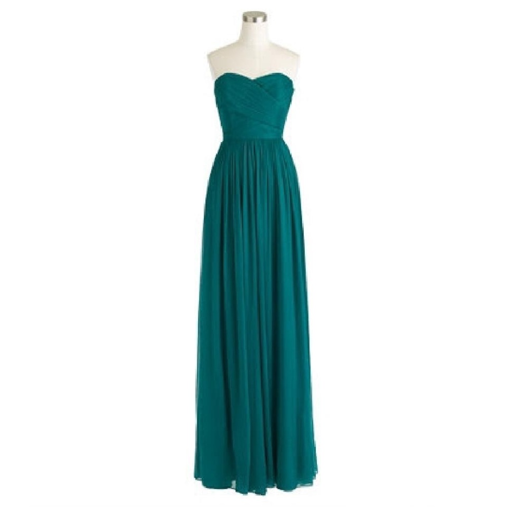 J. Crew Arabelle Bridesmaid Dress - Peacock size 8