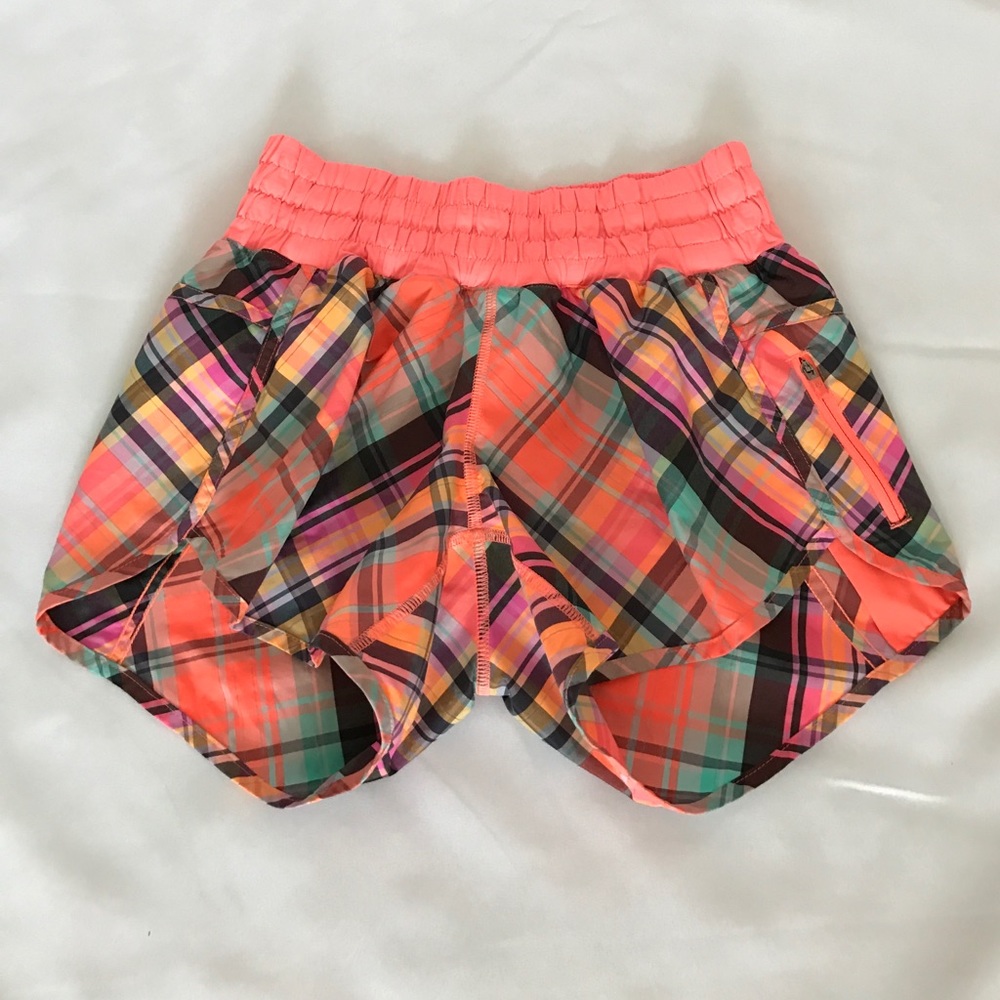 Lululemon Rad Plaid Tracker Shorts