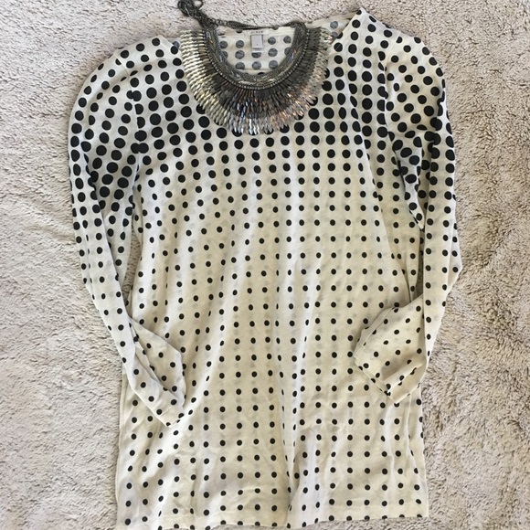 J. Crew Tops - JCrew Dotted Top S FINAL MARKDOWN