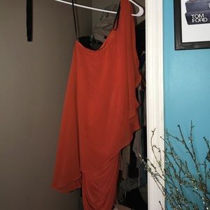 Off the shoulder Bebe dress