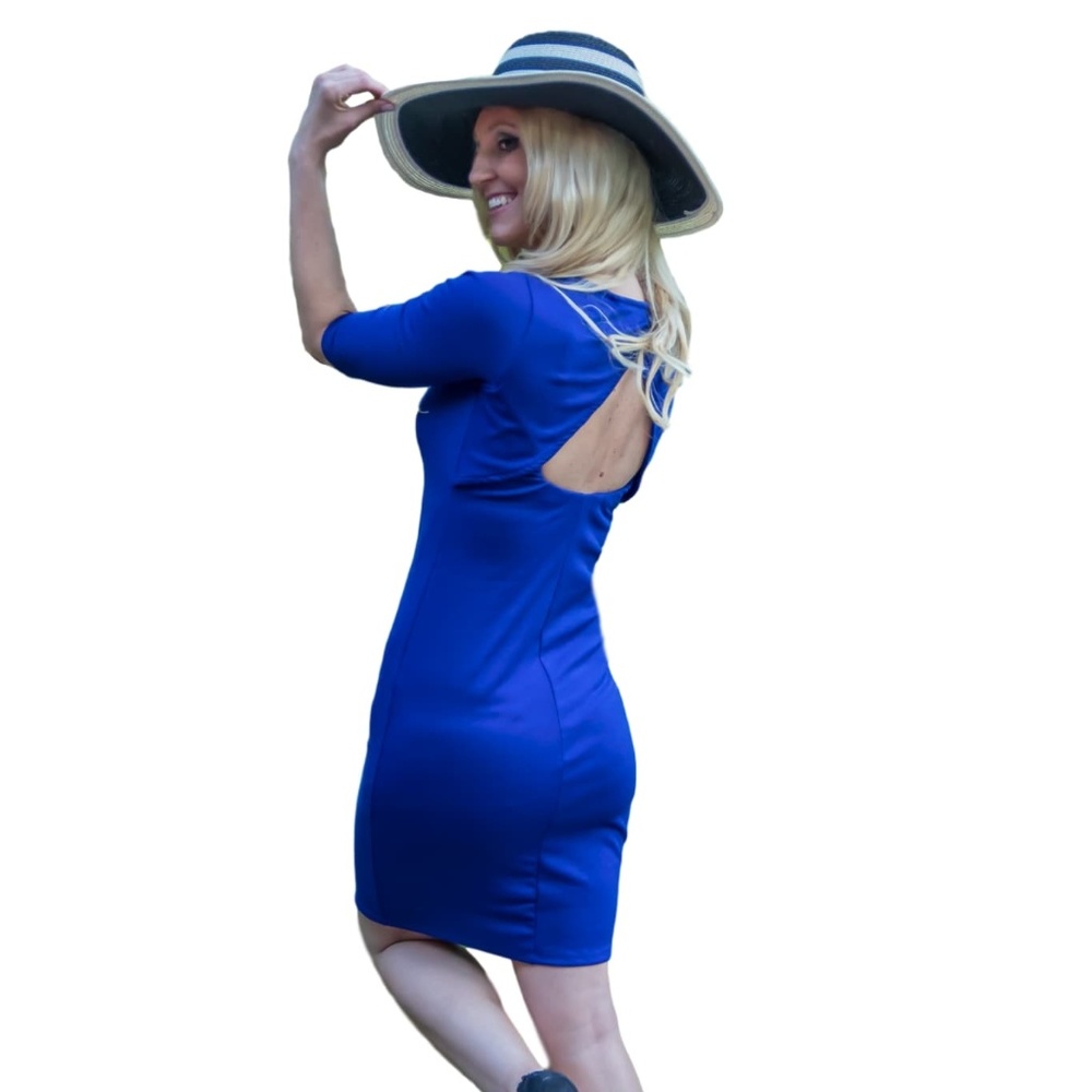 Dark Blue Keeneland Dress