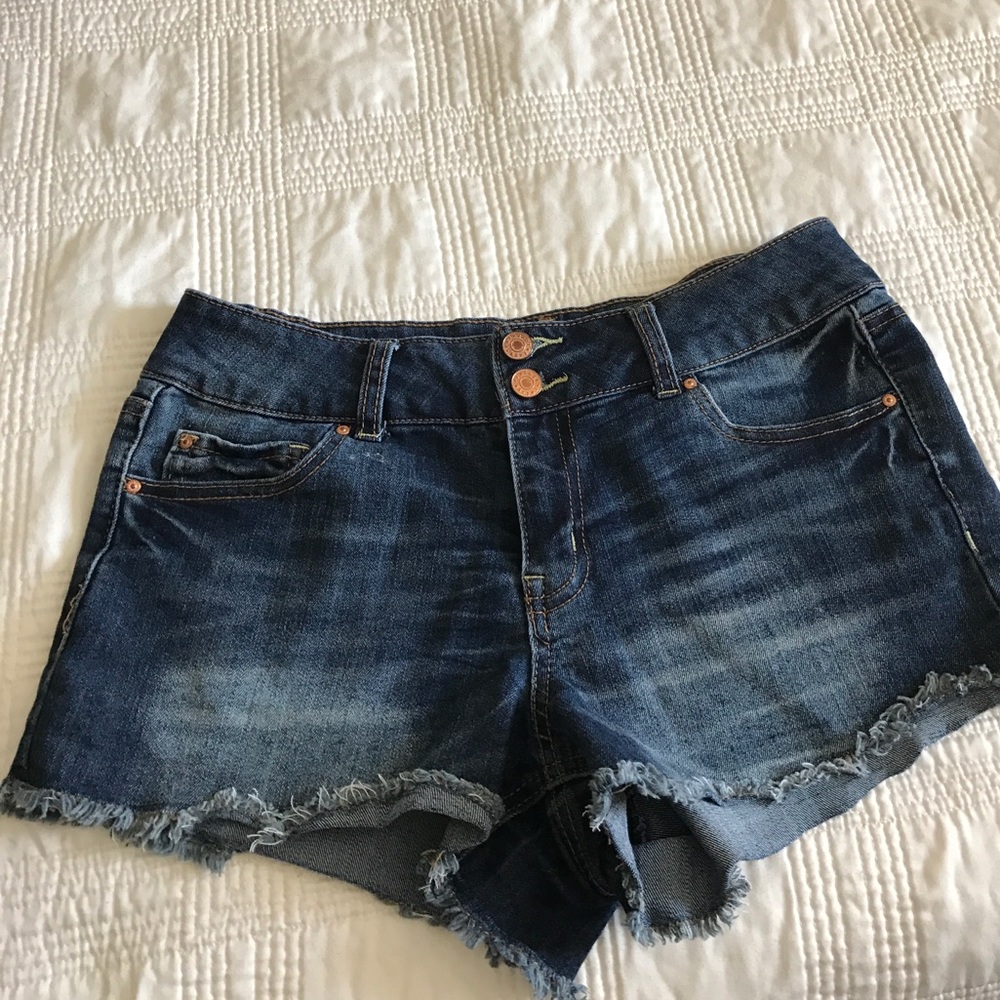 Denim shorts