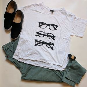 Hipster Glasses Graphic Tee
