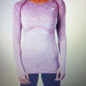 XS Gymshark seamless long sleeve
