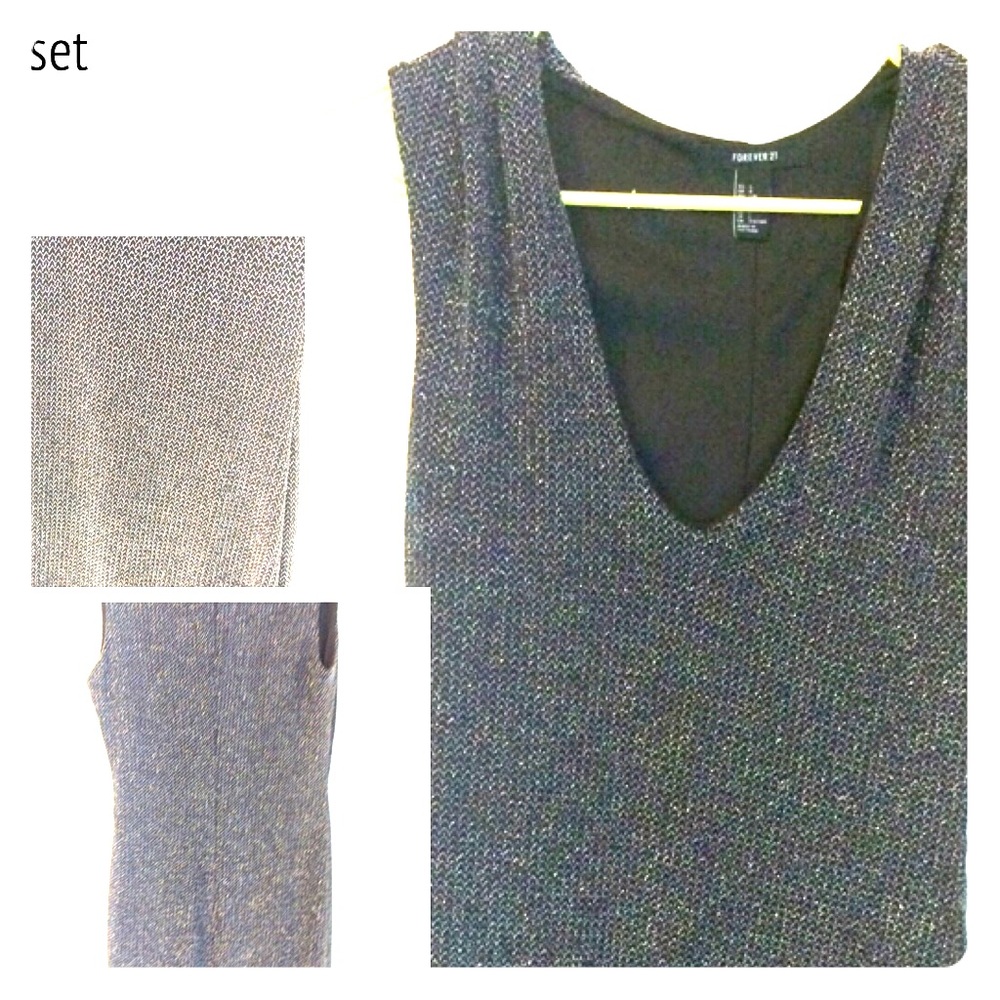 Shimmery Grey Dress