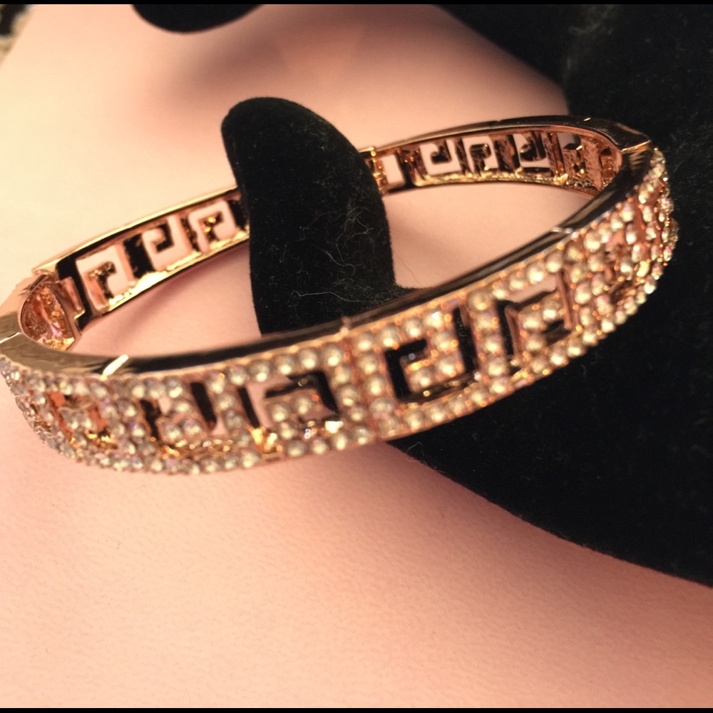 Rose Gold Austrian Crystal Bracelet.