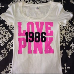 FINAL PRICE Victoria's Secret PINK top (white)