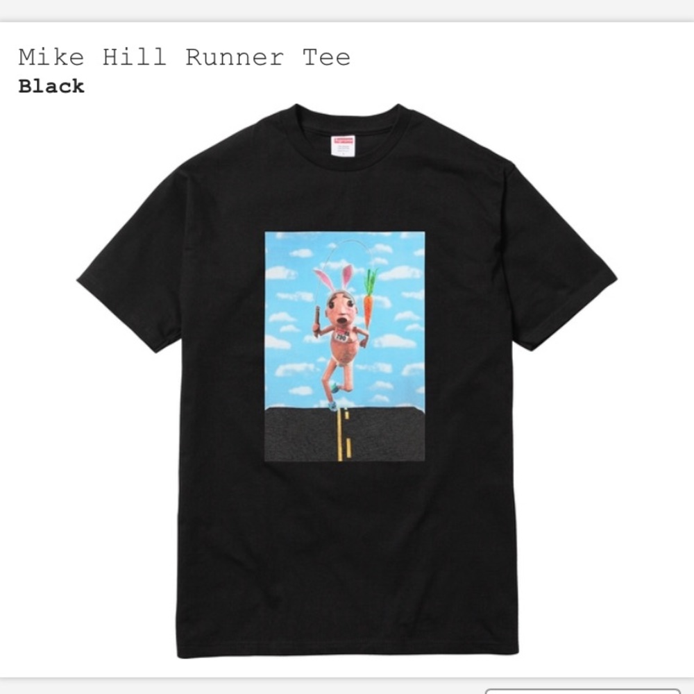 Supreme x Mike Hill runner tee