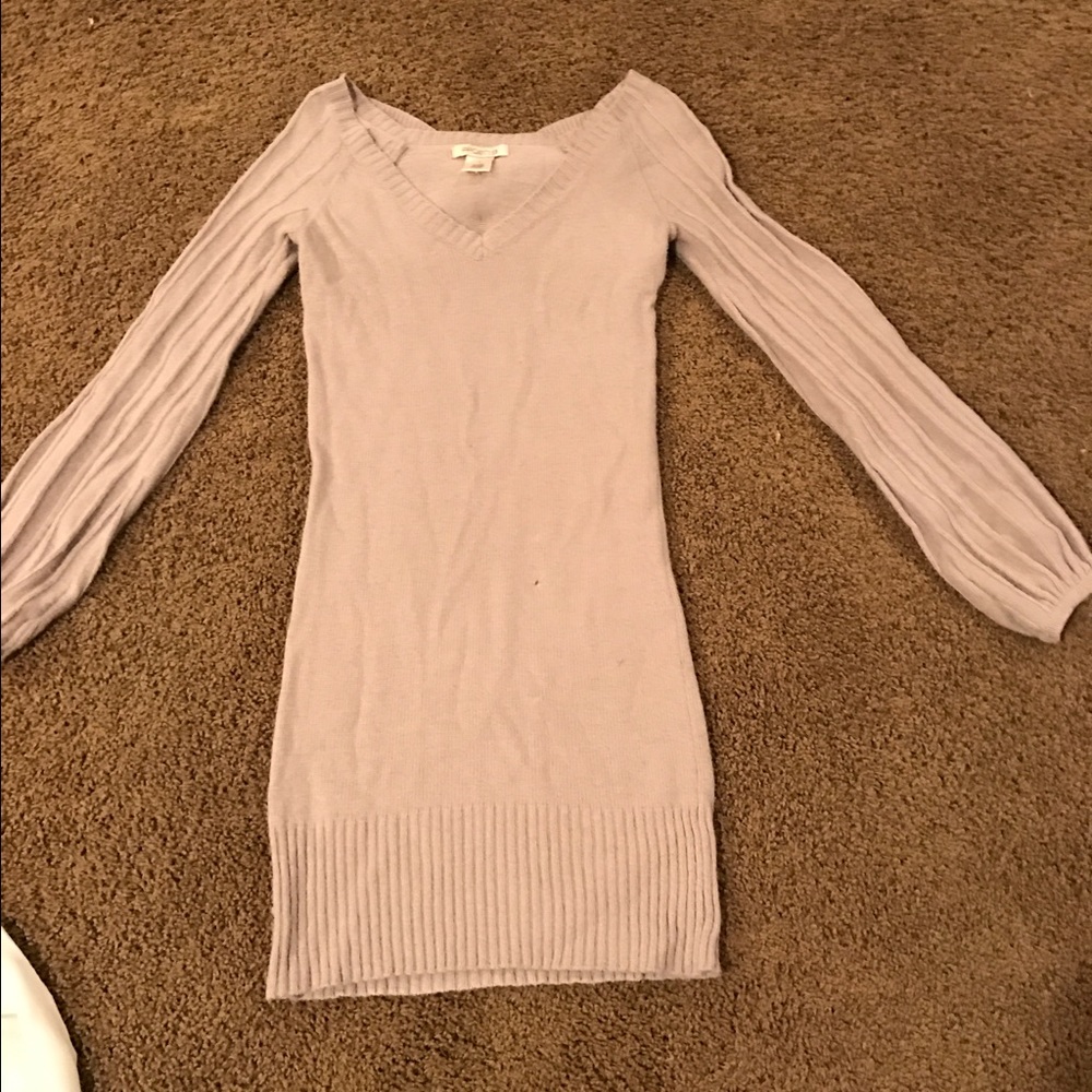 Arden B sweater dress- form fitting