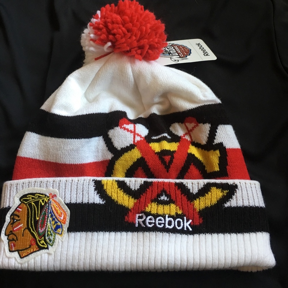 Chicago Blackhawk knit hat ...unisex