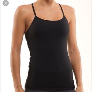 Black lulu lemon tank top