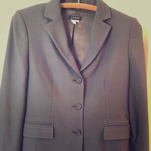 J Crew grey women's suit