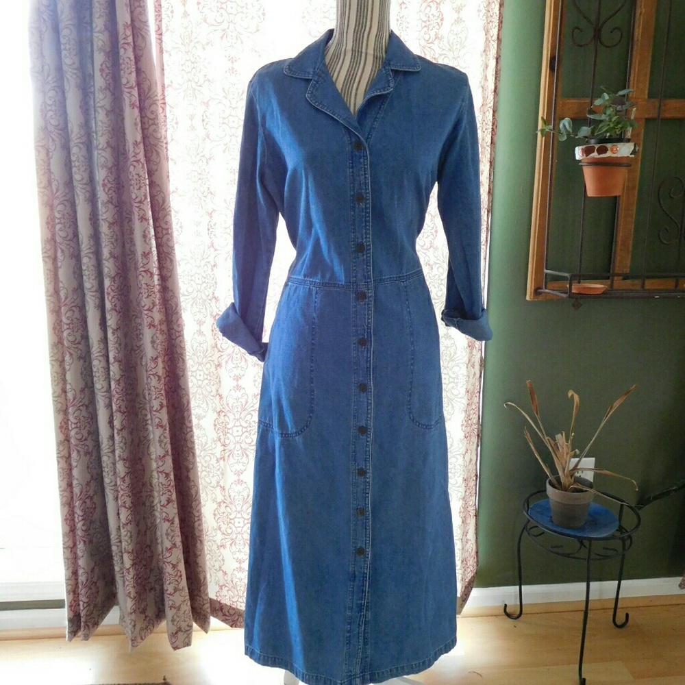 Denim dress